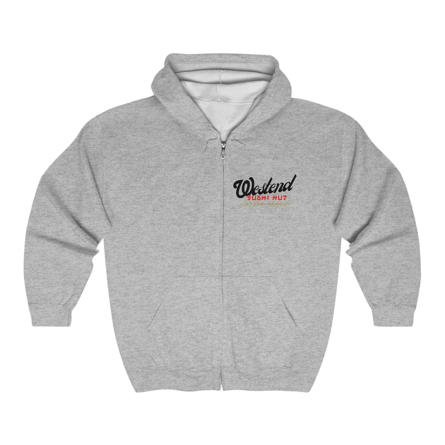 “WESTENDSUSHIHUT” Unisex Heavy Blend™ Full Zip Hooded Sweatshirt
