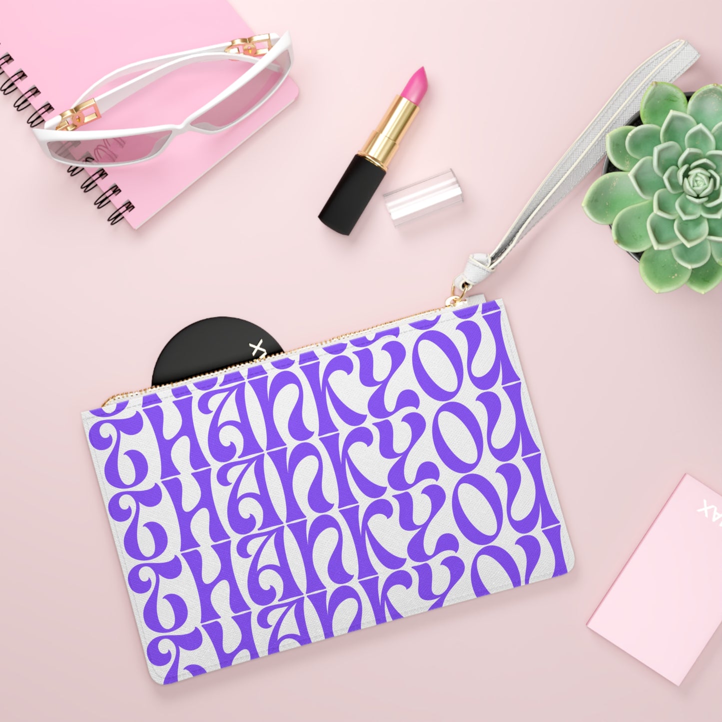 “THANKYOU” Clutch Bag