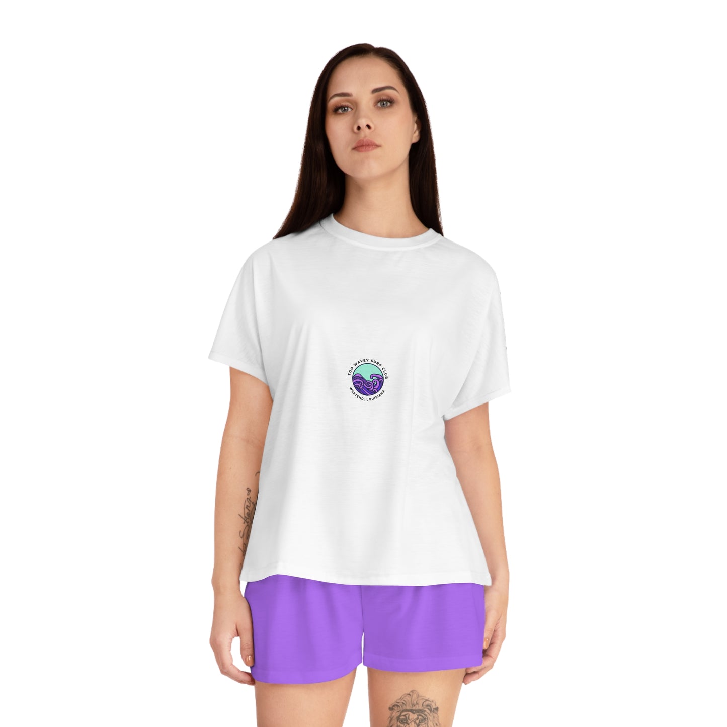 Women's “SURFBOARD” Short Pajama Set