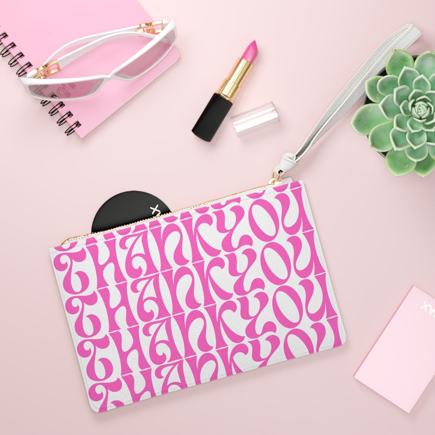 “THANKYOU” Clutch Bag