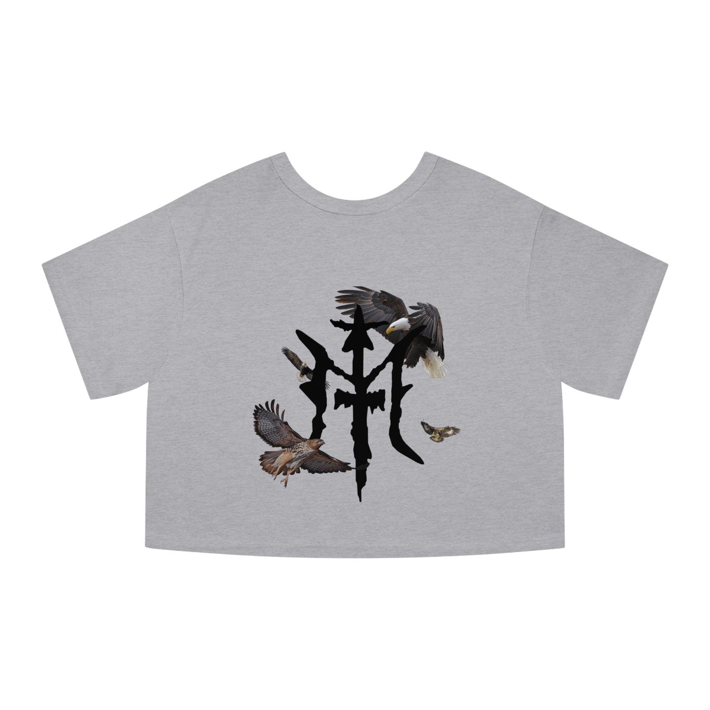 Champion x MYTWINFOREVER “BIRDTALK” Women's Heritage Cropped T-Shirt