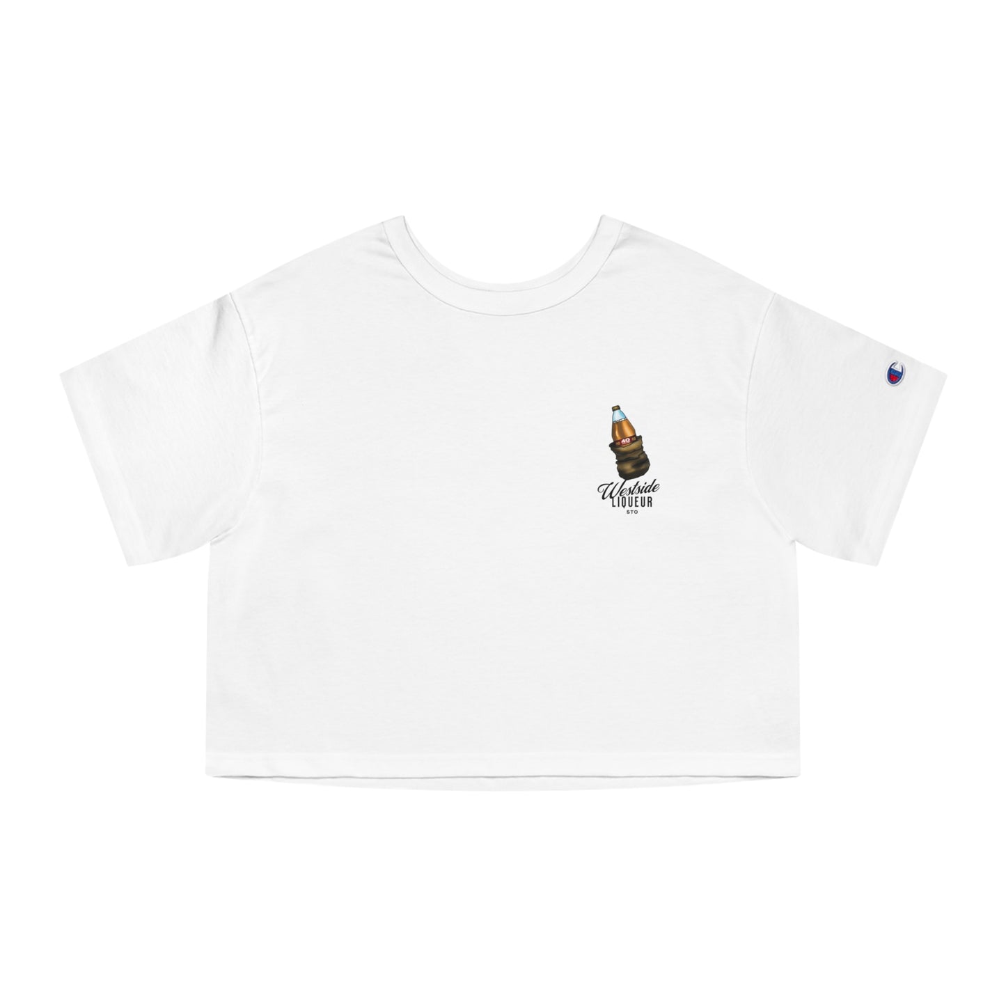 Champion x MYTWINFOREVER “WESTENDLIQUEURSTO” Women's Heritage Cropped T-Shirt