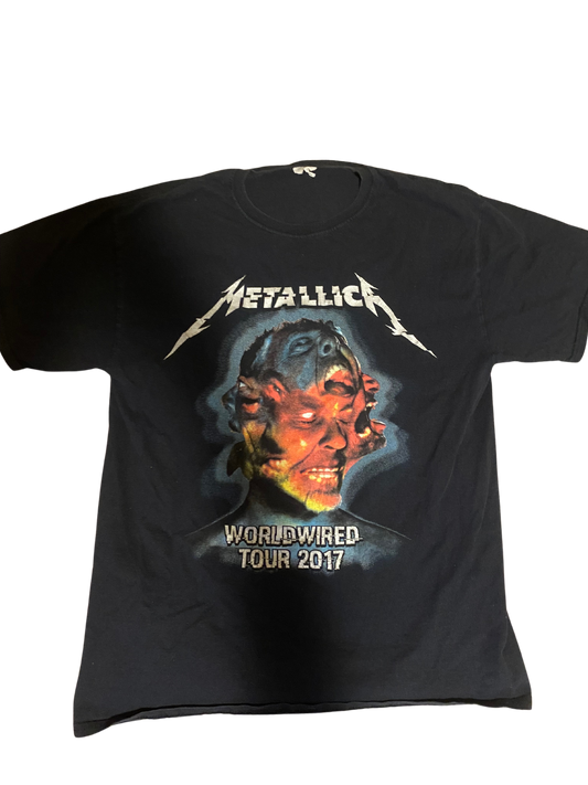 METALLICA WORKDWIERD TOUR CONCERT TEE