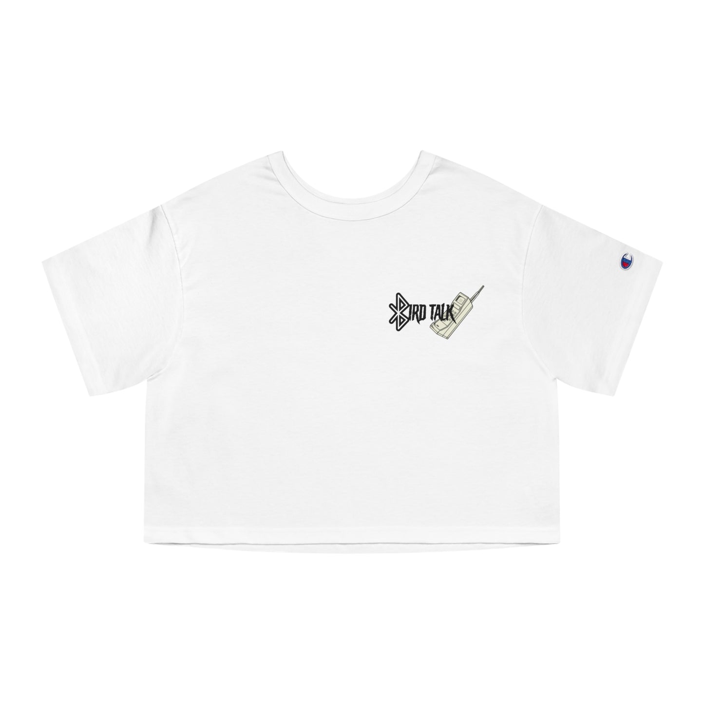 Champion x MYTWINFOREVER “BIRDTALK”  Women's Heritage Cropped T-Shirt