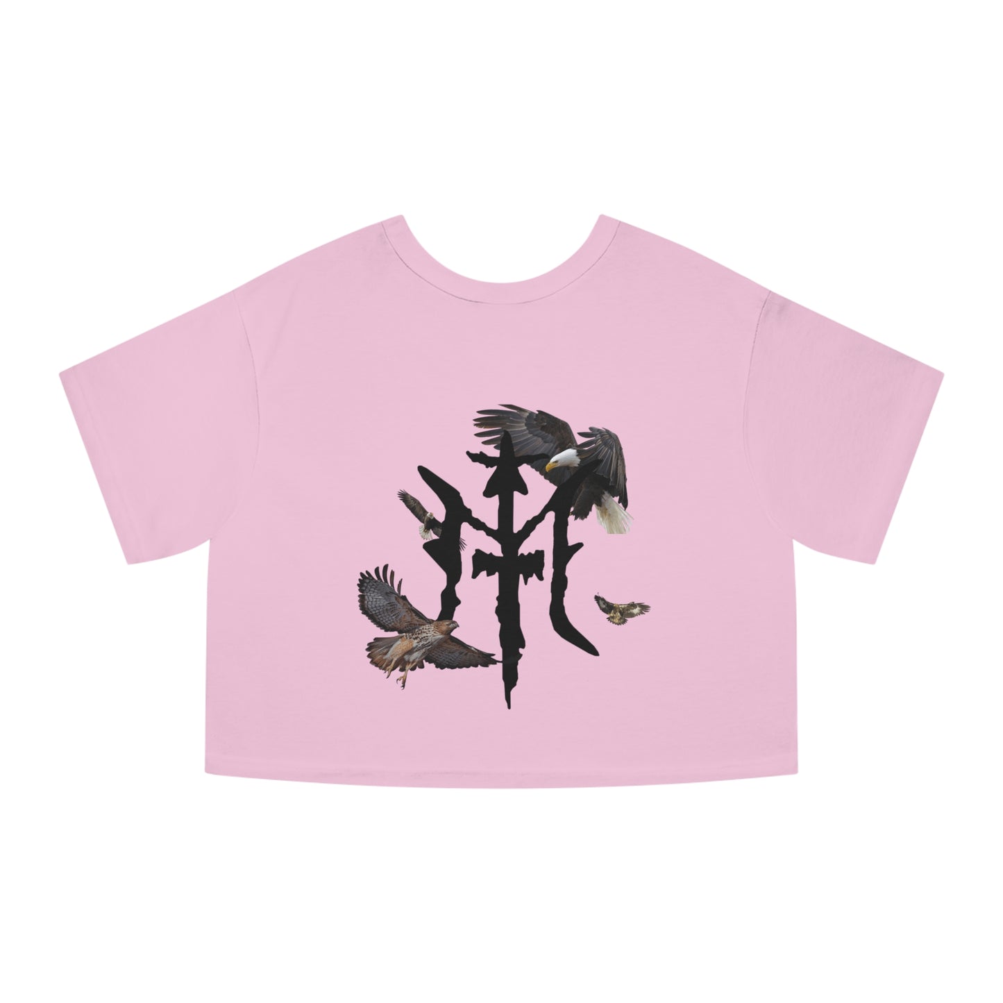 Champion x MYTWINFOREVER “BIRDTALK”  Women's Heritage Cropped T-Shirt