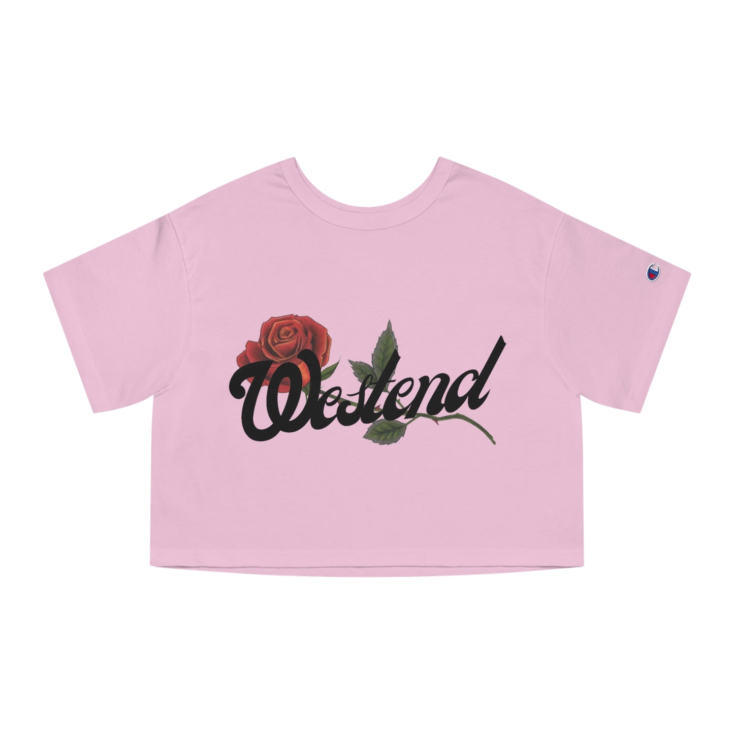 Champion x MYTWINFOREVER “WESTENDWITLOVE” Women's Heritage Cropped T-Shirt