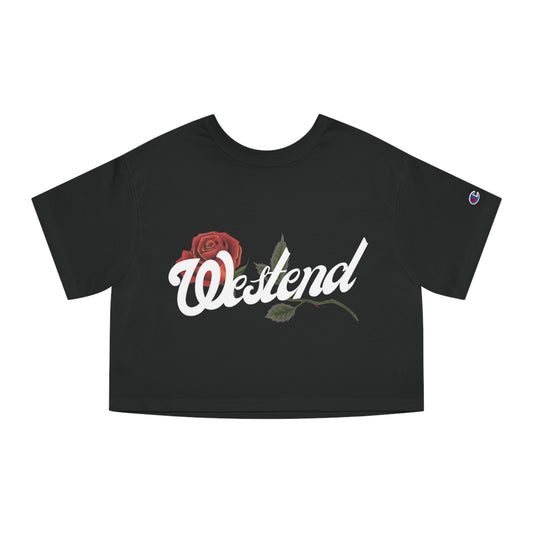 Champion x MYTWINFOREVER “WESTENDWITLOVE” Women's Heritage Cropped T-Shirt